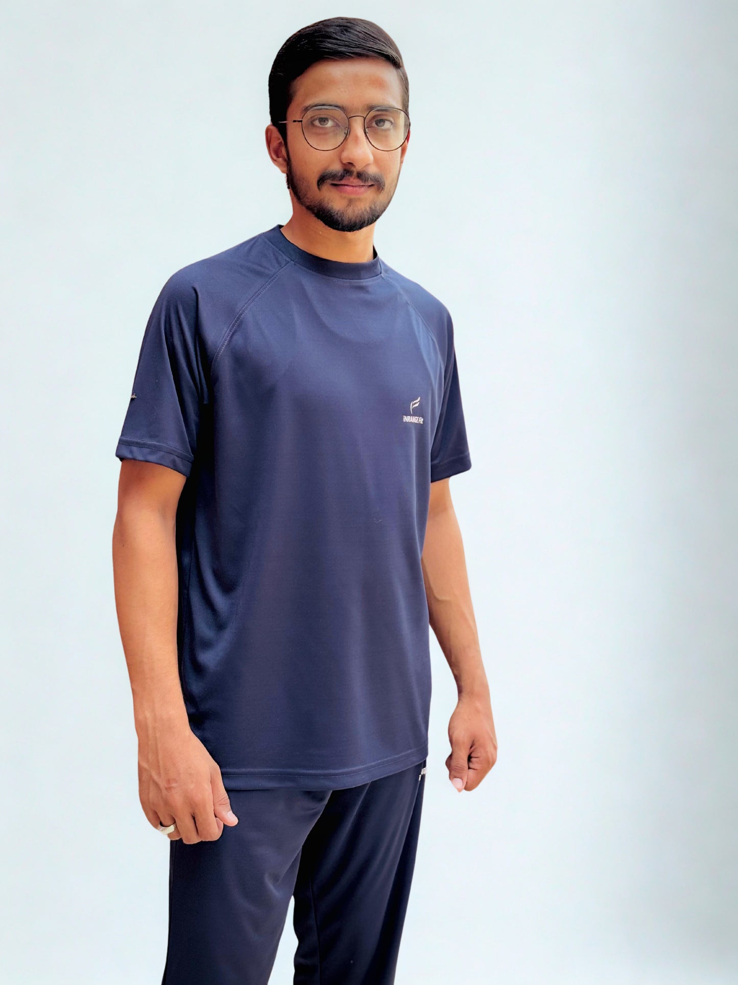 Microfiber Track Suit Navy Blue – Summer Comfort