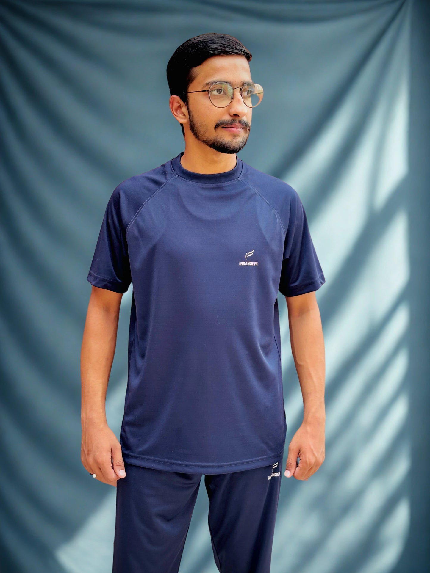 Microfiber Track Suit Navy Blue – Summer Comfort