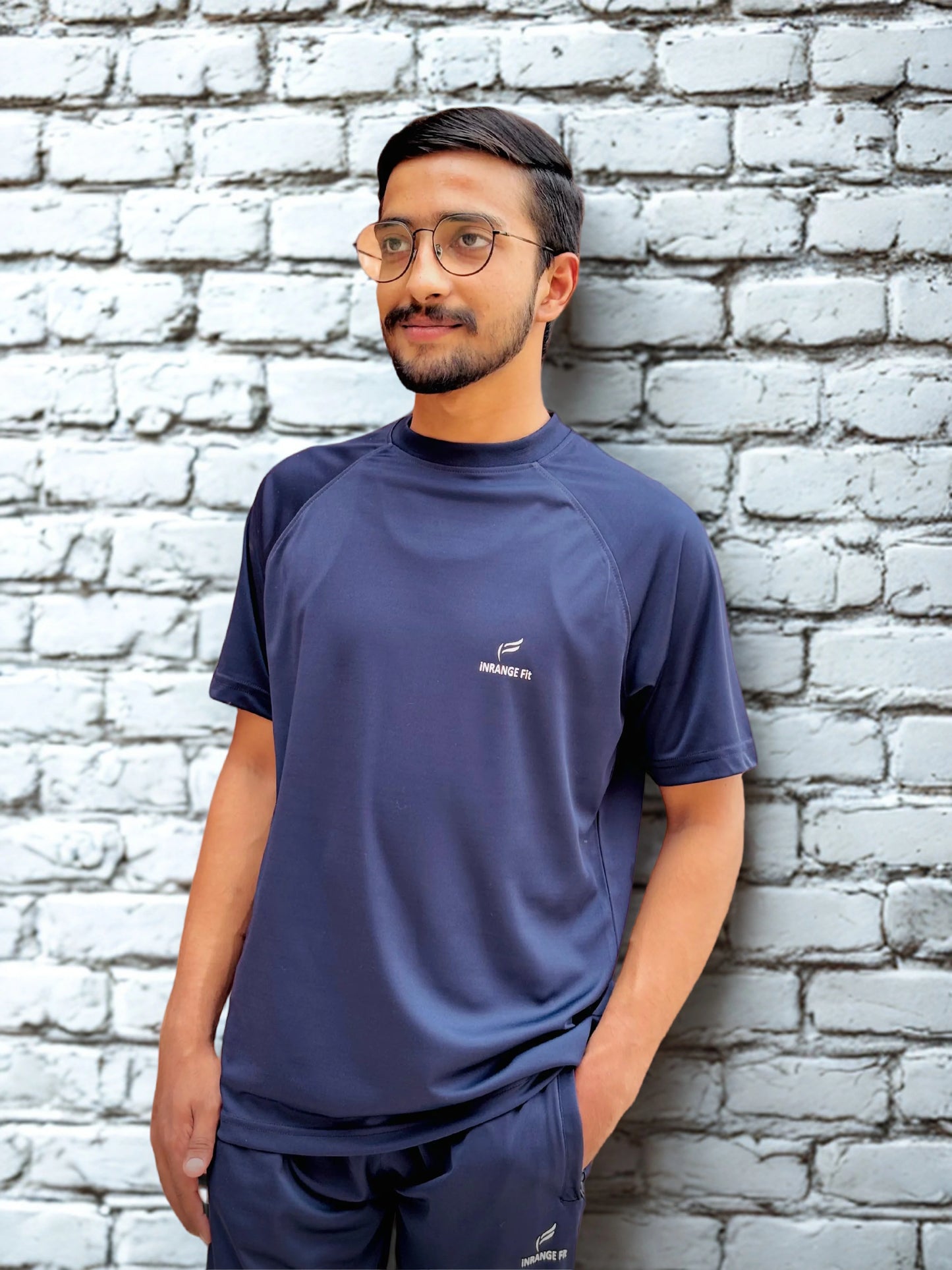 Microfiber Track Suit Navy Blue – Summer Comfort
