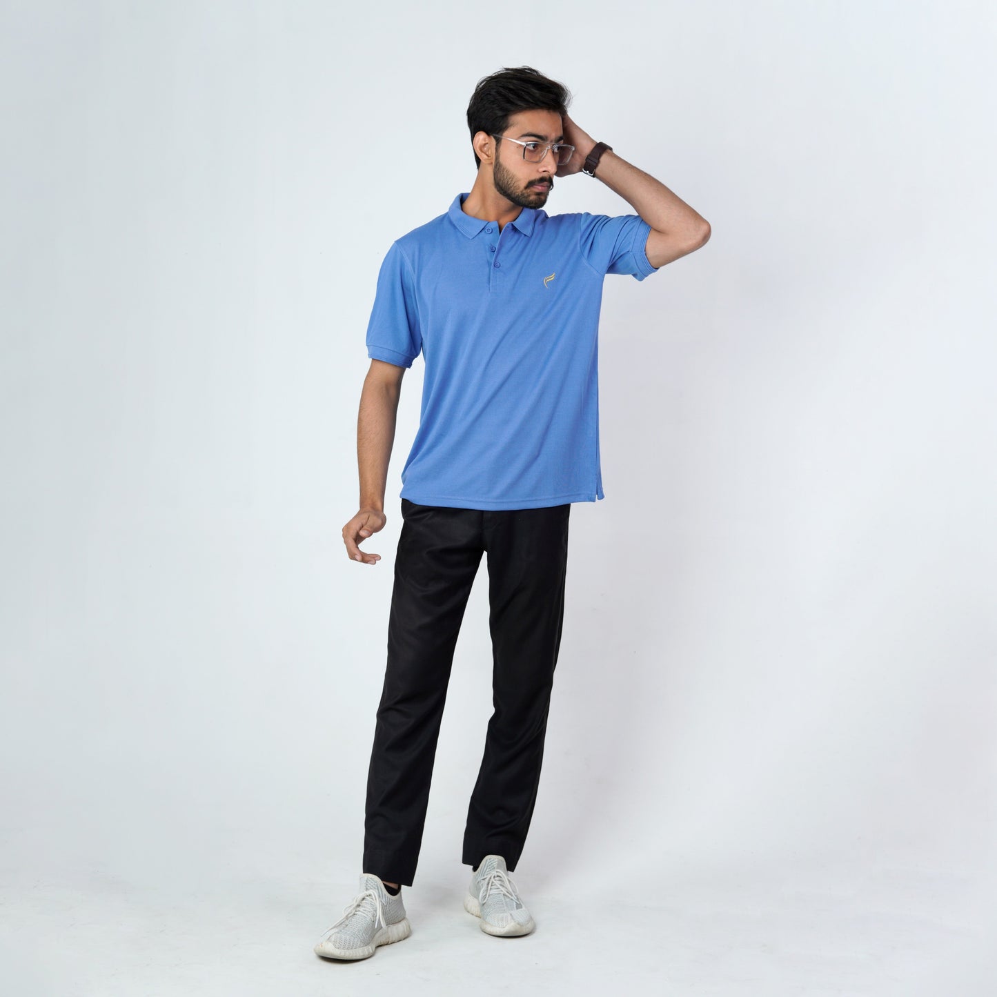 Premium Summer Polo Shirt – Comfort & Style Redefined (Light Blue)