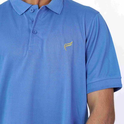 Premium Summer Polo Shirt – Comfort & Style Redefined (Light Blue)
